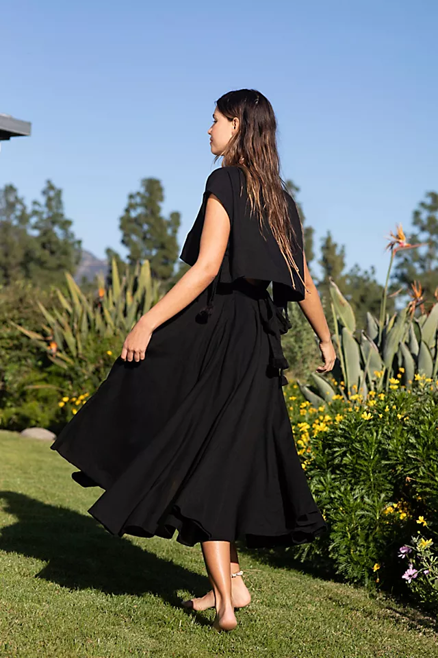 Sundown Skirt Set Black
