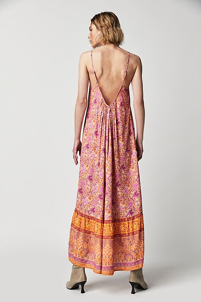 Spell Village Strappy Maxi Dress Sunrise