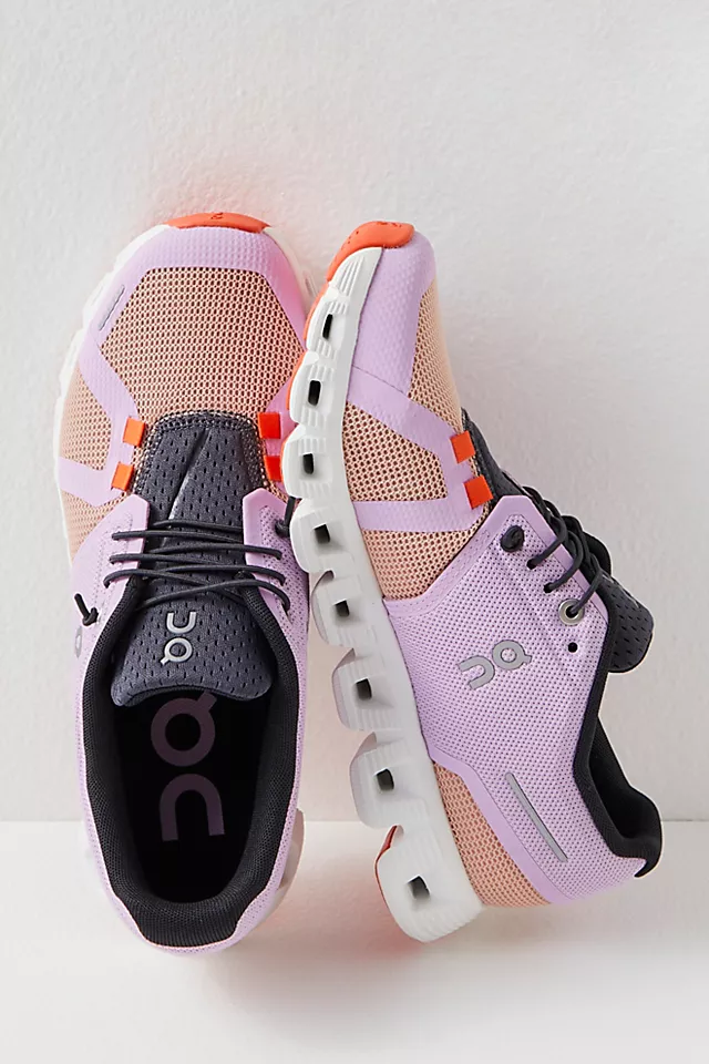 On Cloud 5 Push Sneakers Fiji / Rose