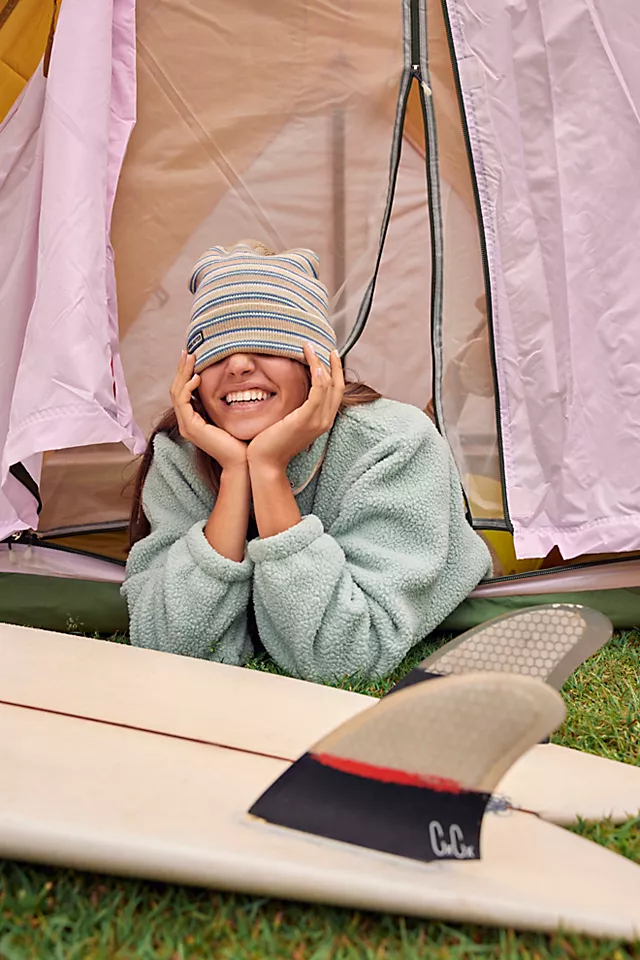 Airblaster Stripe Beanie Sand