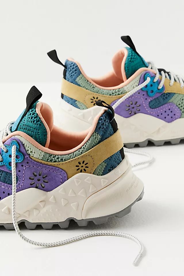 Hailey Knit Sneakers Taupe Green