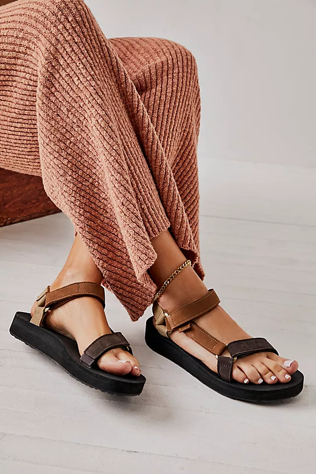 Teva Midform Universal Leather Sandals Neutral Multi