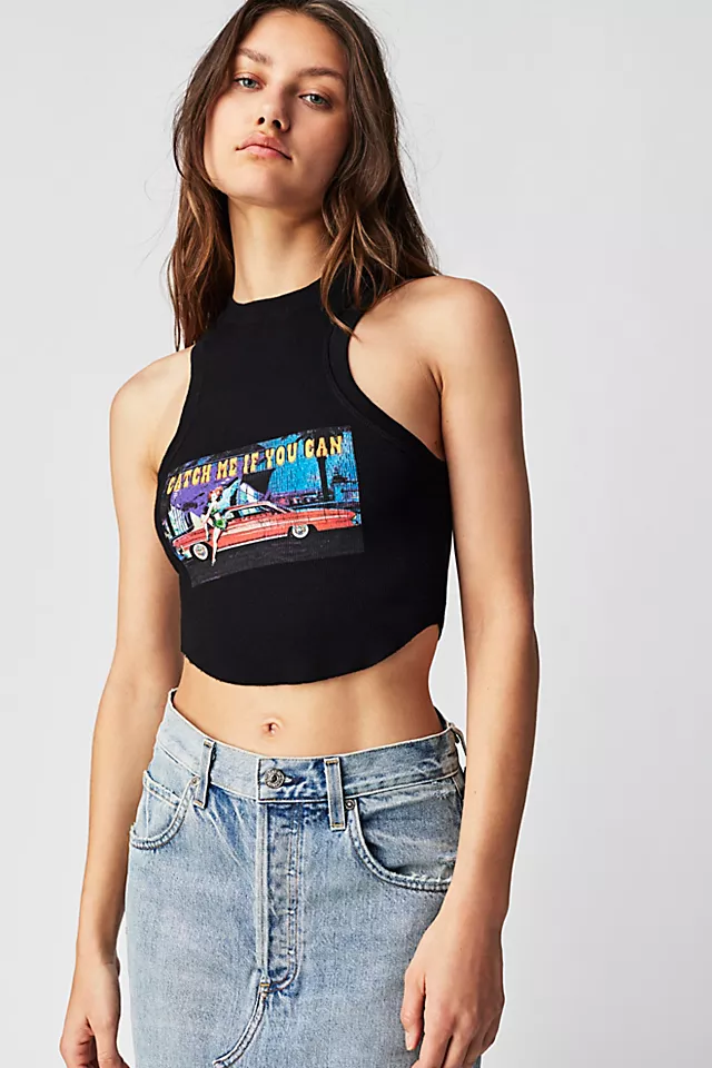 Boys Lie Heart Racer Tank Black