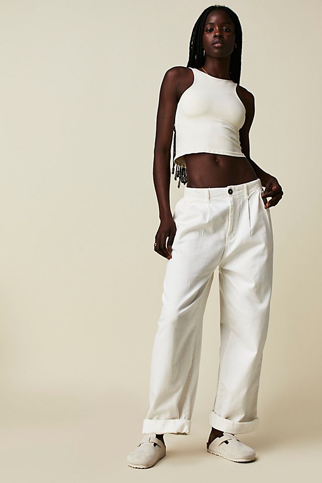 Addy Chino Pants White