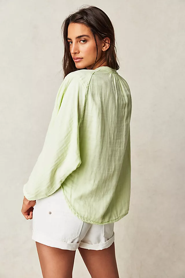 CP Shades Double Cloth Solid Swing Top Lime Sorbetto