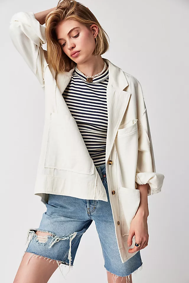 We The Free Cassandra Blazer Conch