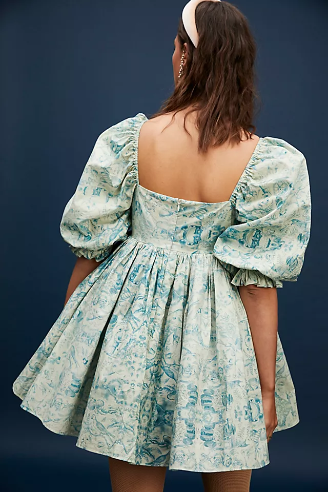 Selkie Cottage Puff Dress Porcelain