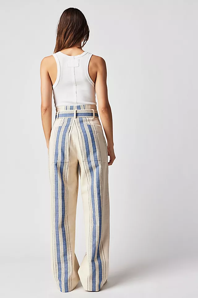 Closed Taloga Pants Blue Stripe