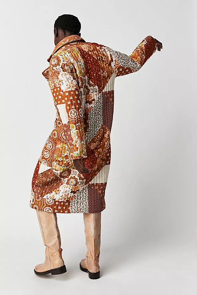 Spell Cha Cha Quilted Jacket Brown Sugar