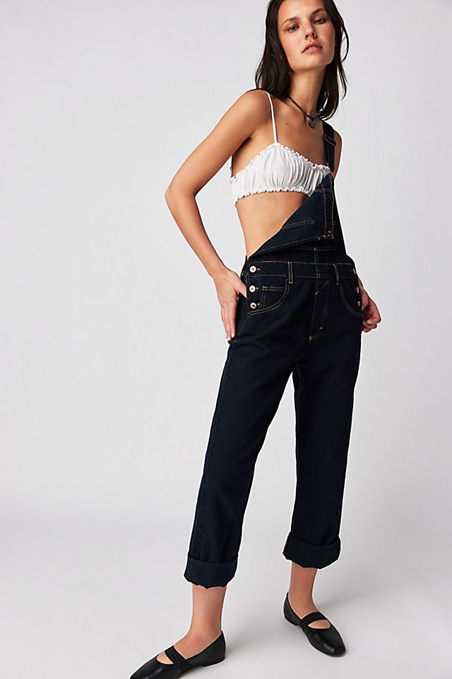 Ziggy Denim Overalls Blue Black