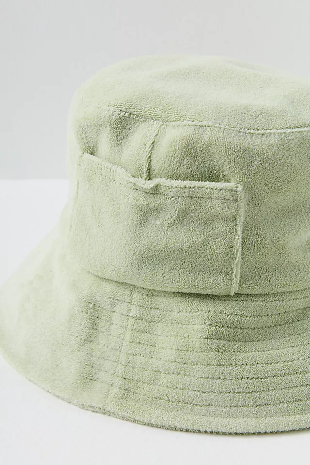 Wave Terry Bucket Hat Mint Terry