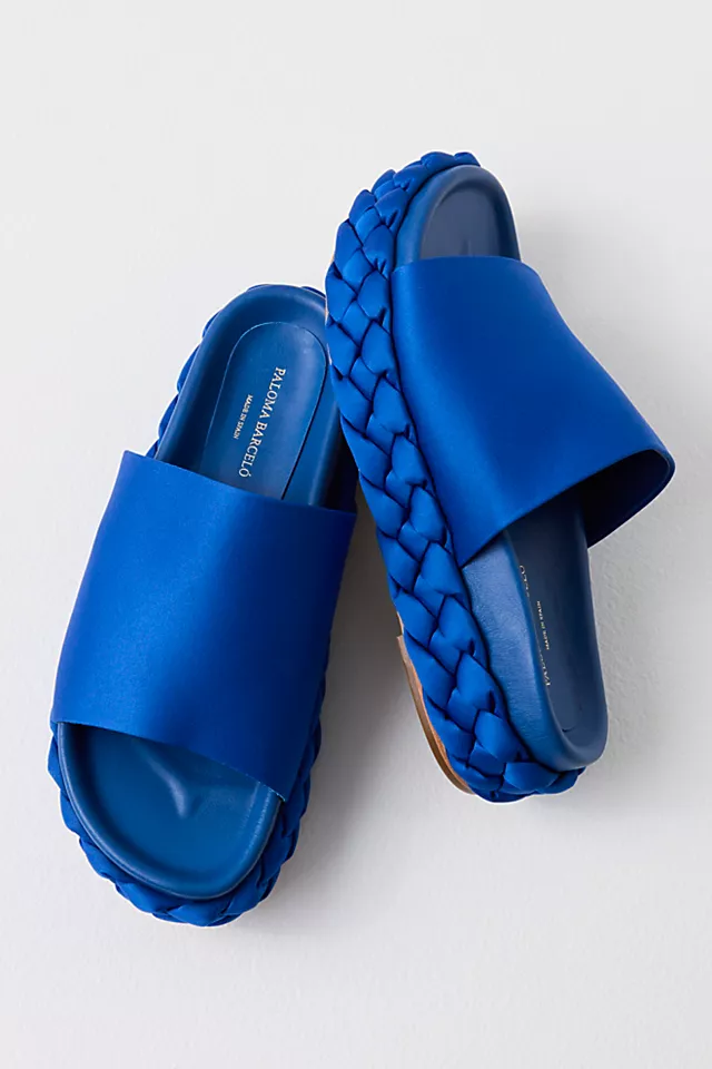 Maissa Slip On Sandals Blue