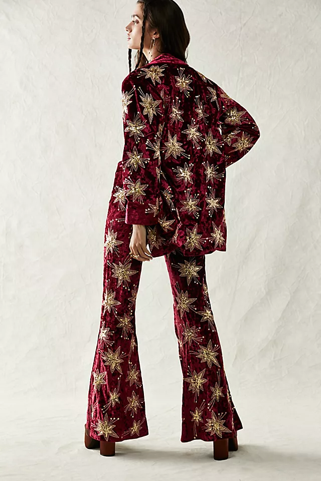 Lenni Chromatic Suit Wine