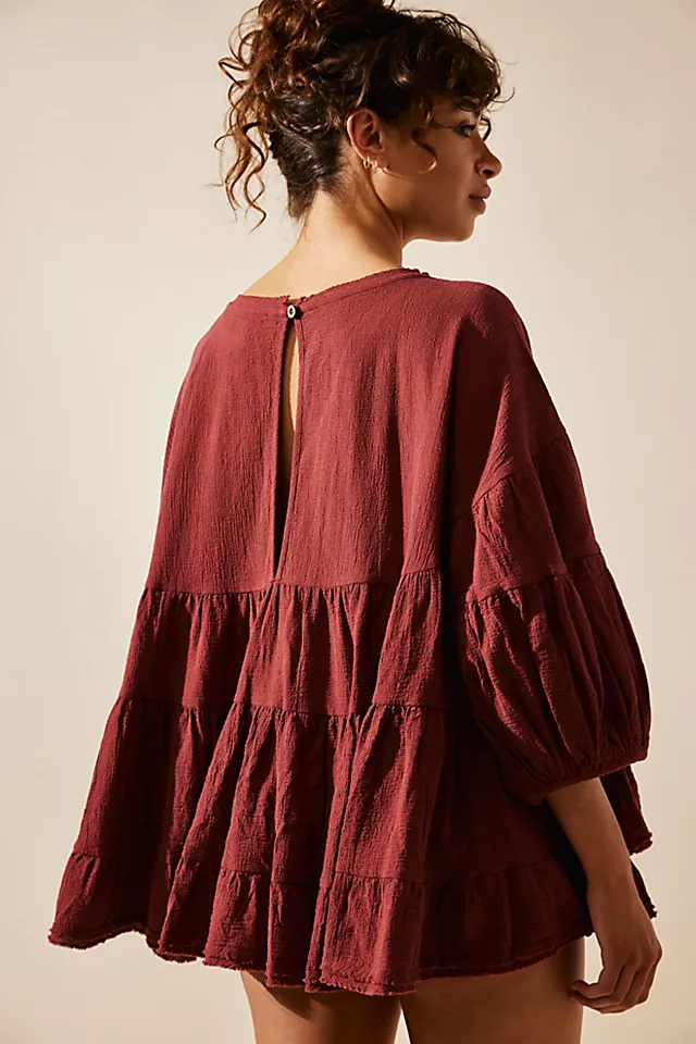 The Briana Top Cinnamon Brown