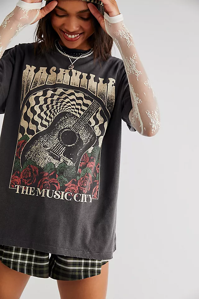 Nashville Tee Vintage Black