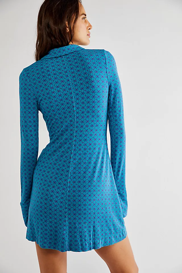 Shayla Mini Dress Electric Blue