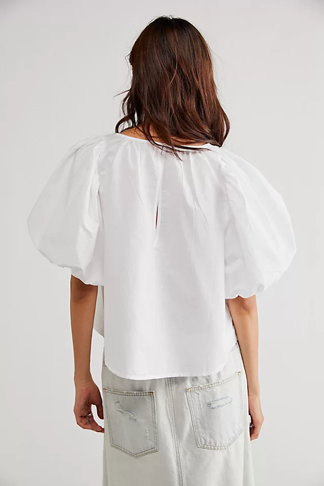 Bardot Top White
