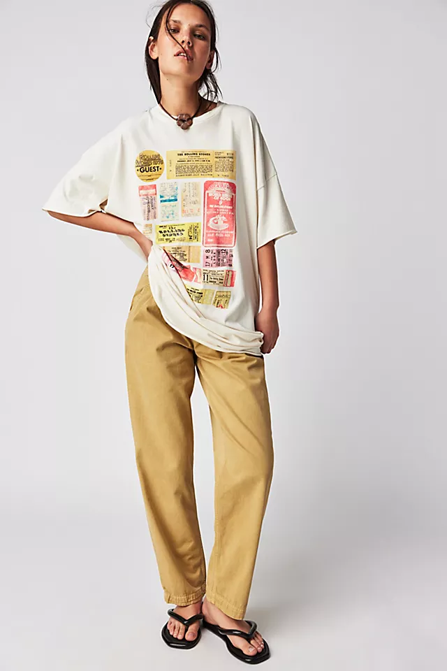 Rolling Stones Ticket Tee Stone Vintage