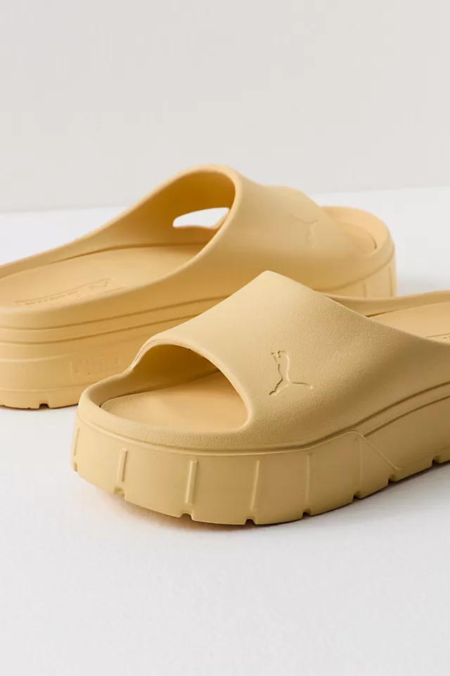 Mayze Stack Injex Sandals Light Straw