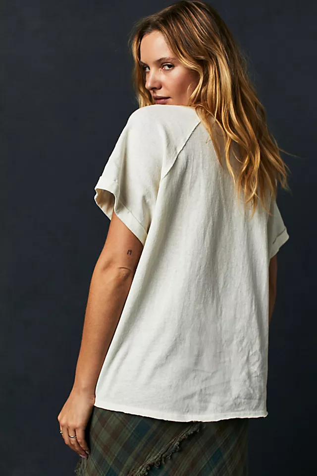 Care FP State Flower Tee Ivory California