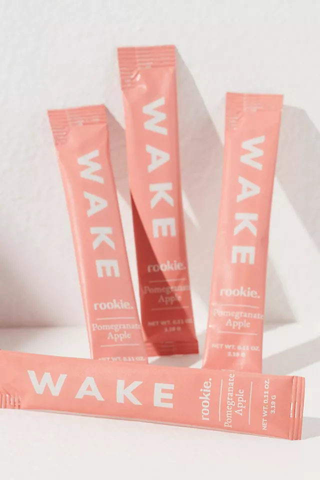 Rookie Wellness Wake Stick Packs Pomegranate Apple