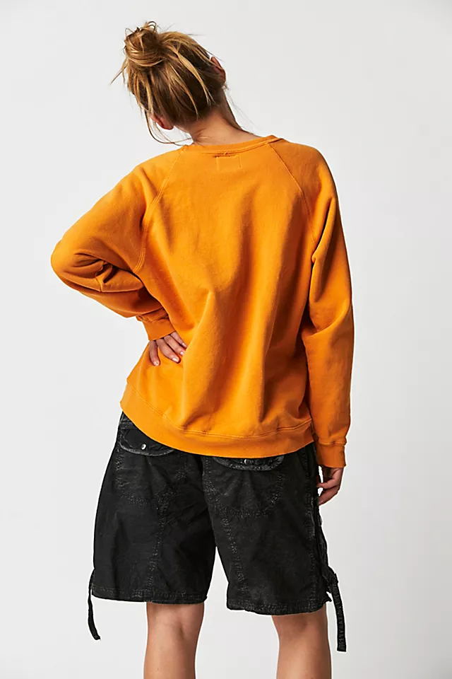 Original Retro Brand Surf Crewneck Sun Fade Orange
