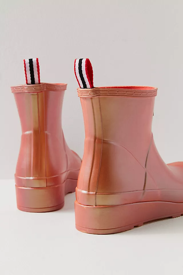 Hunter Play Short Nebula Wellies Summit Rise Peach