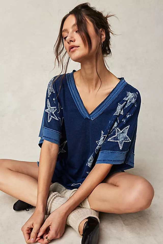 Heritage Hero Tee Indigo Combo