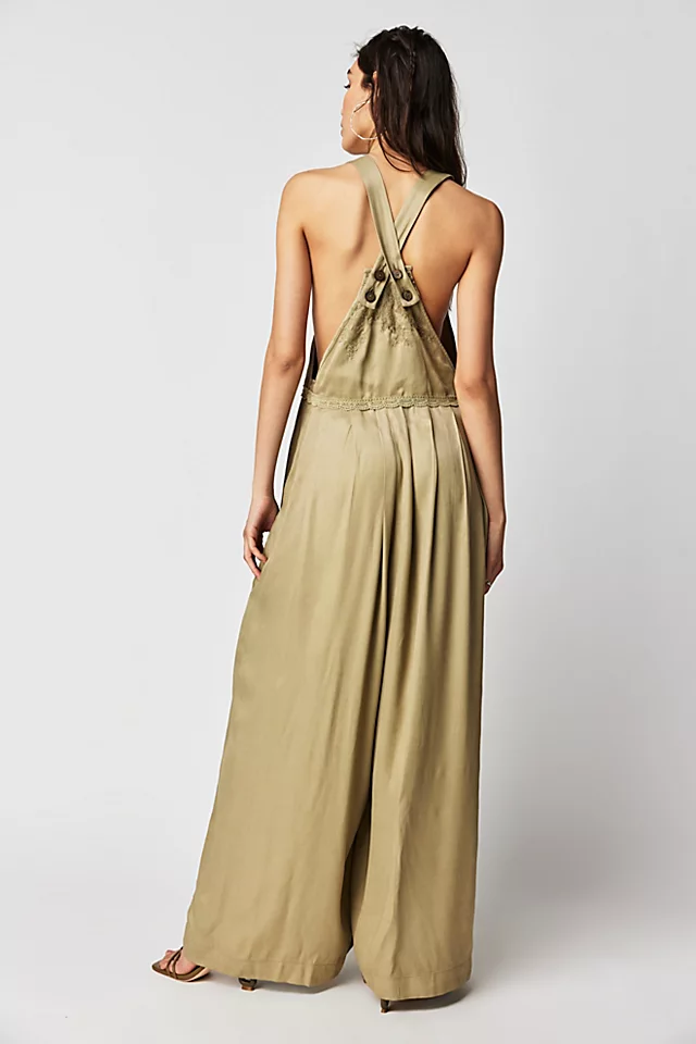 Nigel Preston Pleated Decorated Overalls Army