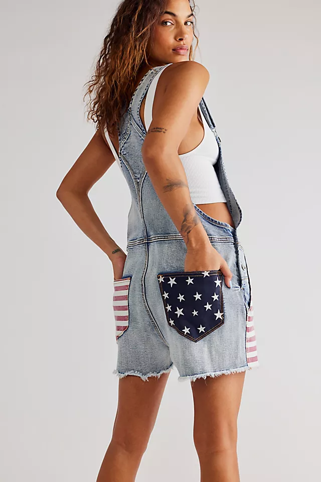 Driftwood Americana Shortalls GBA