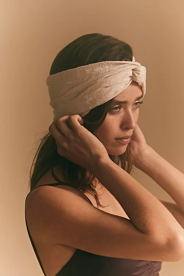Soulvation Distressed Soft Headband Summer Sand