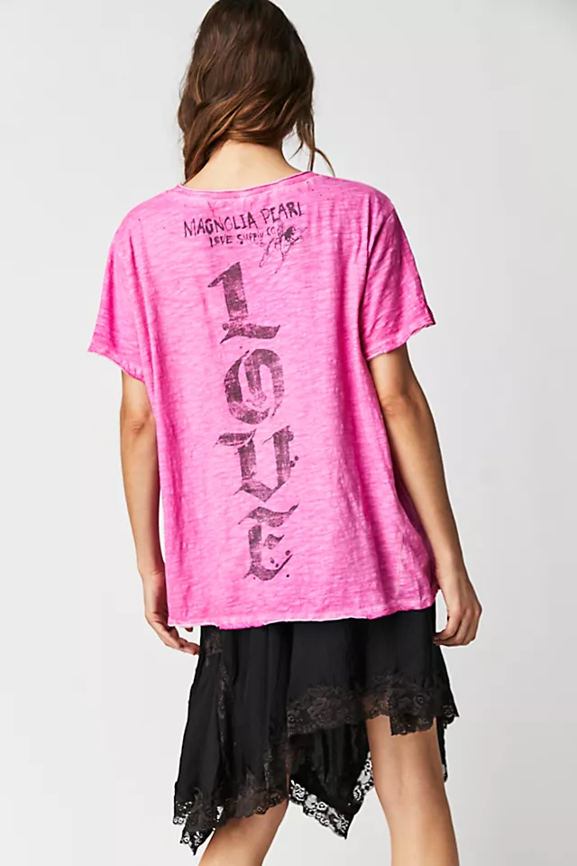 Magnolia Pearl Love Tee Latun
