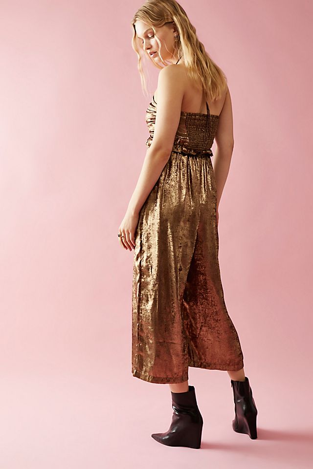 The Odells Isla Jumpsuit Gold