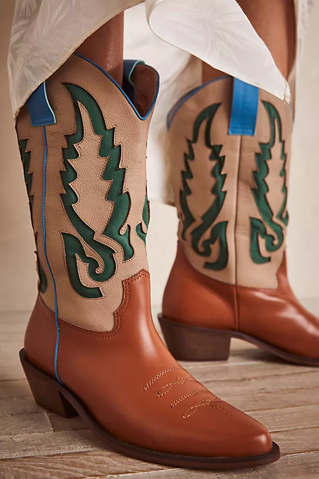 Colorado Springs Boots Peacock