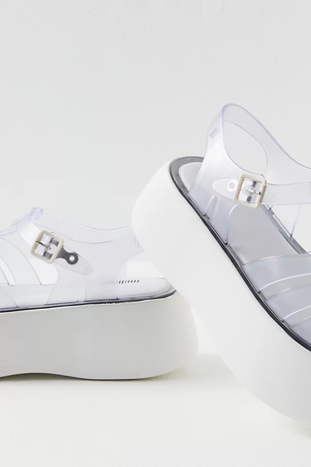 MELISSA Possession Plato Sandals Clear / White