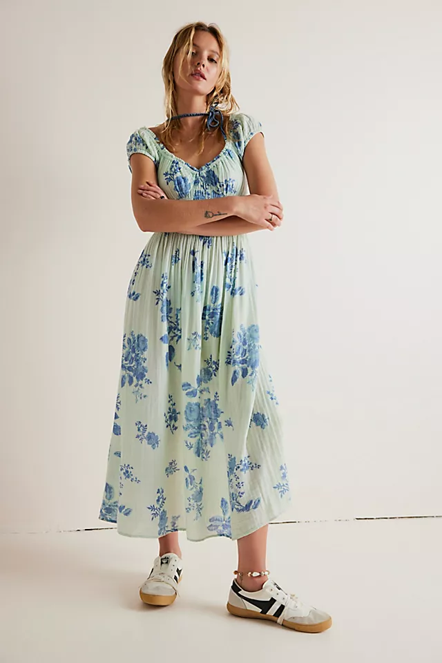 Forget Me Not Midi Dress Lemon Combo Cameo Overdye
