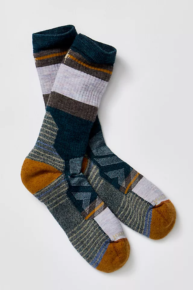 Smartwool Hike Saturnsphere Crew Socks Twilight Blue