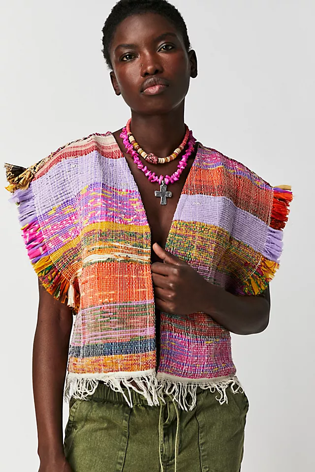 Sissel Edelbo Judy Mini Fringe Vest Multi