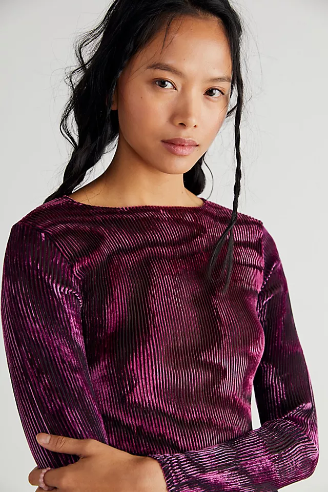 Gwen Top Magenta / Black