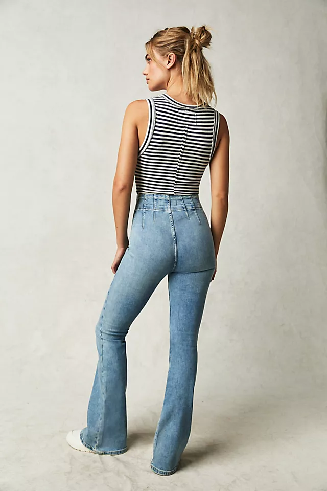 Jayde Flare Jeans Hayley Blue