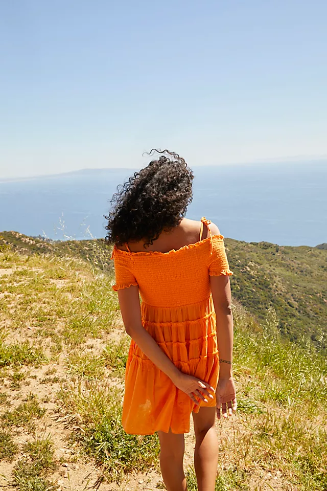 Happy With You Mini Dress Creamsicle