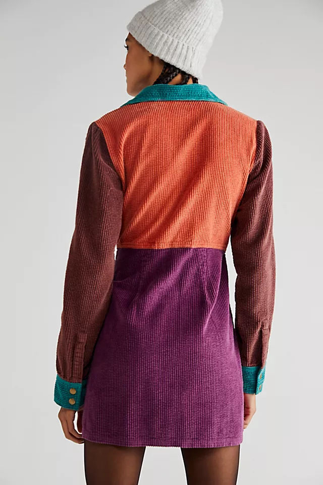 Color Me Cord Dress Multi Combo