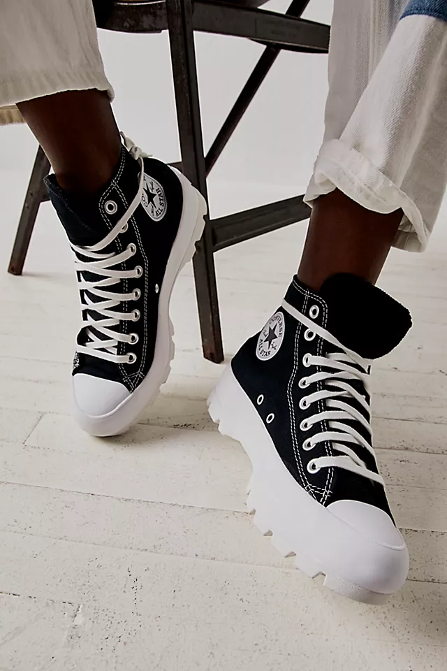 Chuck Taylor All Star Lugged Hi Top Sneakers Black / White / Black