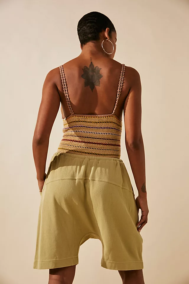 Phoebe Harem Shorts Verte