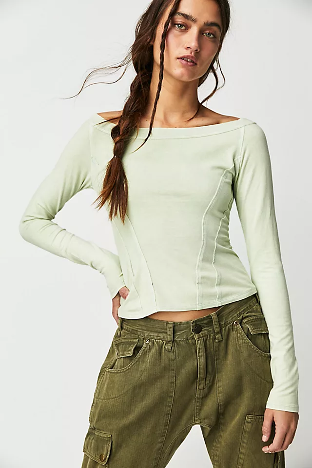 Heart Trick Tee Milky Green