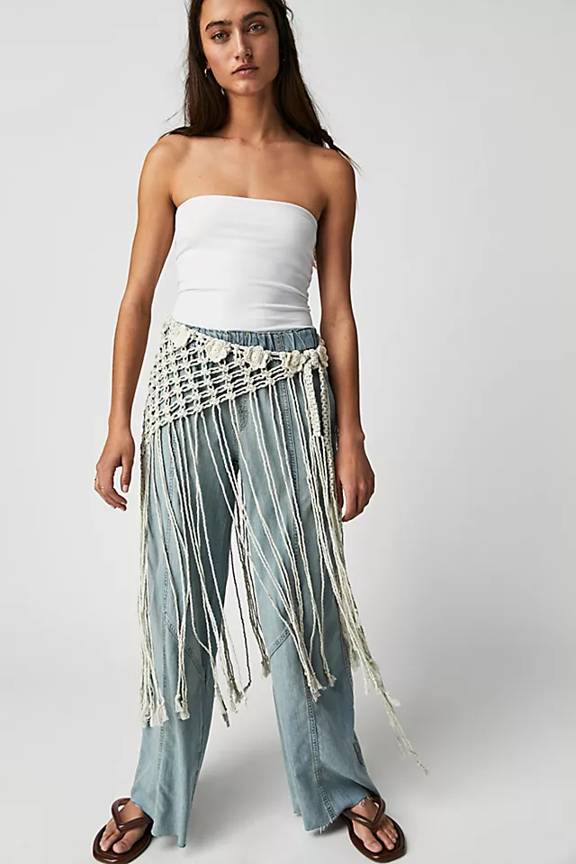 Alaia Crochet Pareo Natural