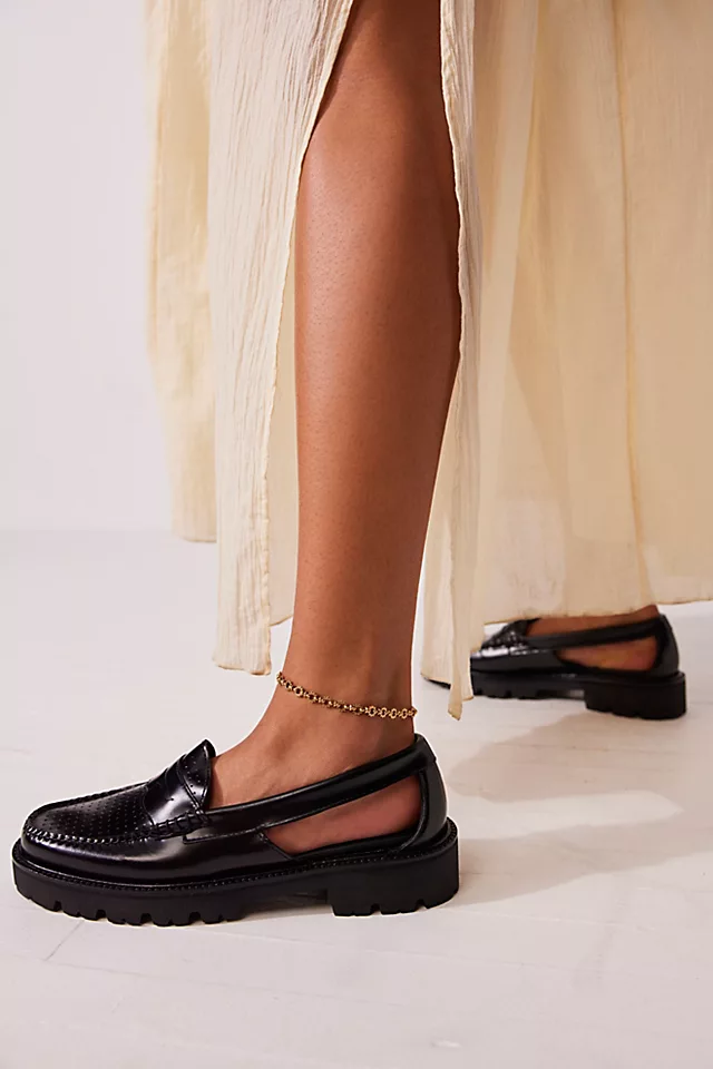 Bass Summer Super Lug Loafers Black