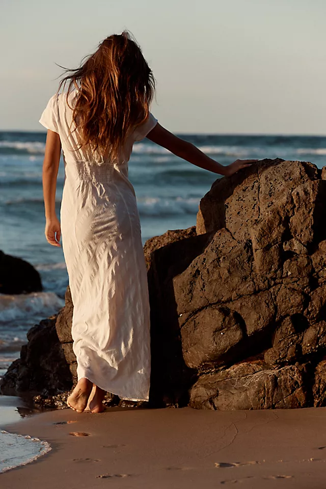 Natalya Solid Midi Ivory