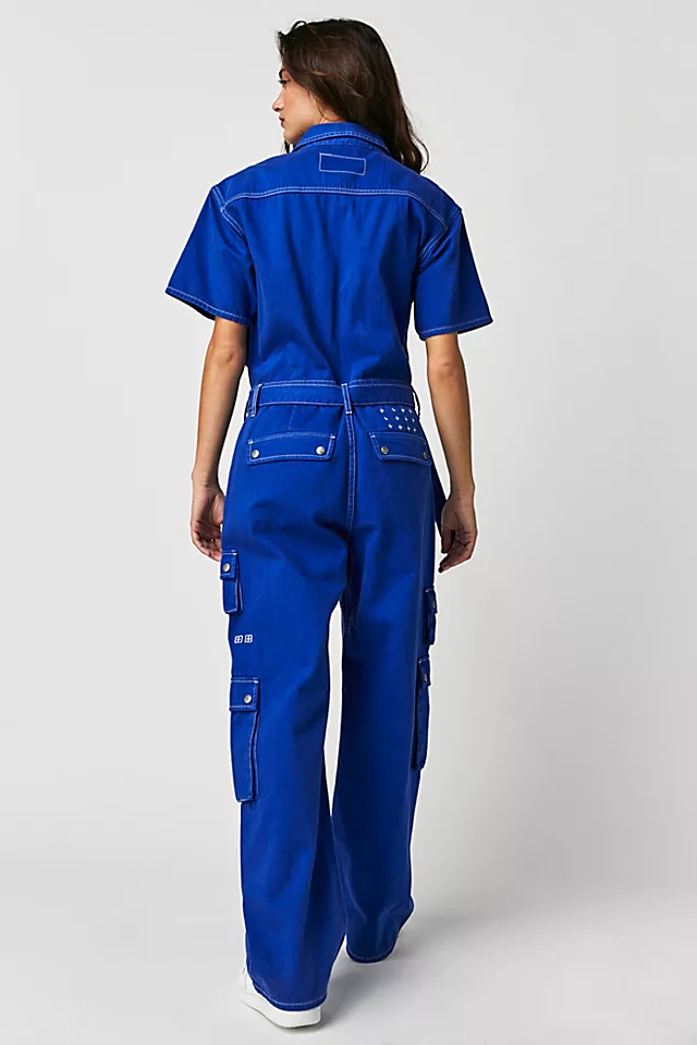 Ksubi Drill Boilersuit Cobalt