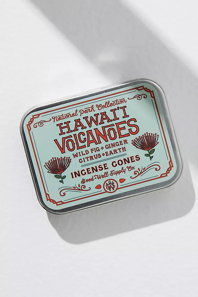 Good & Well Supply Co. National Parks Incense Cones Hawaii Volcanoes